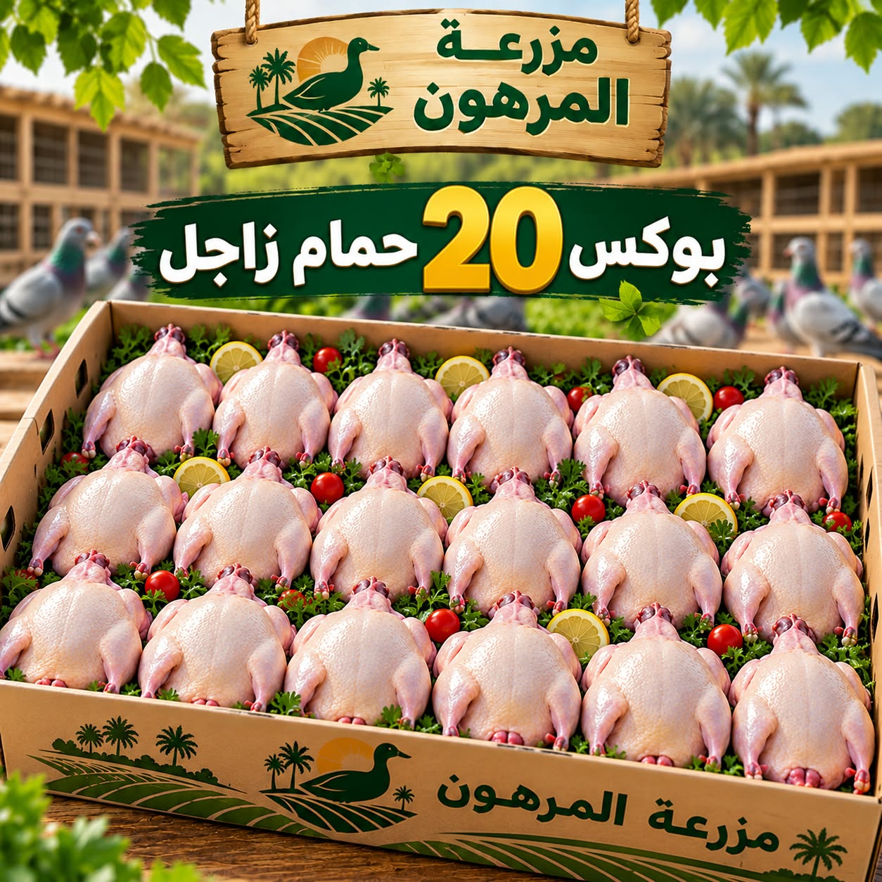 Box of 20 homing pigeon pills